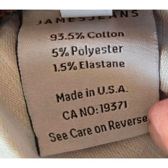 James Jeans Womens Zip Fly High Rise Straight Leg Denim Jeans Blue Size 29 - Picture 8 of 14